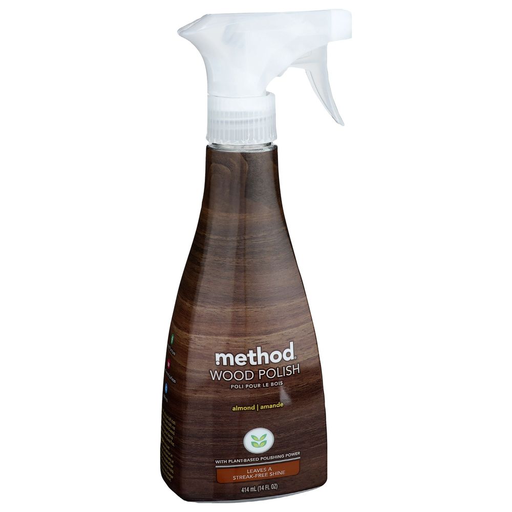 Method Almond Scent Wood Polish Spray, 14 Ounce -- 6 Per Case