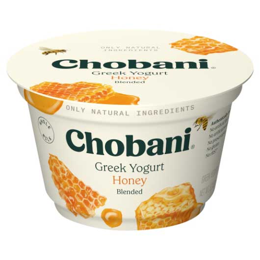 Chobani Honey Blended Greek Yogurt Case FoodServiceDirect chobani-honey-blended-greek-yogurt-case-foodservicedirect