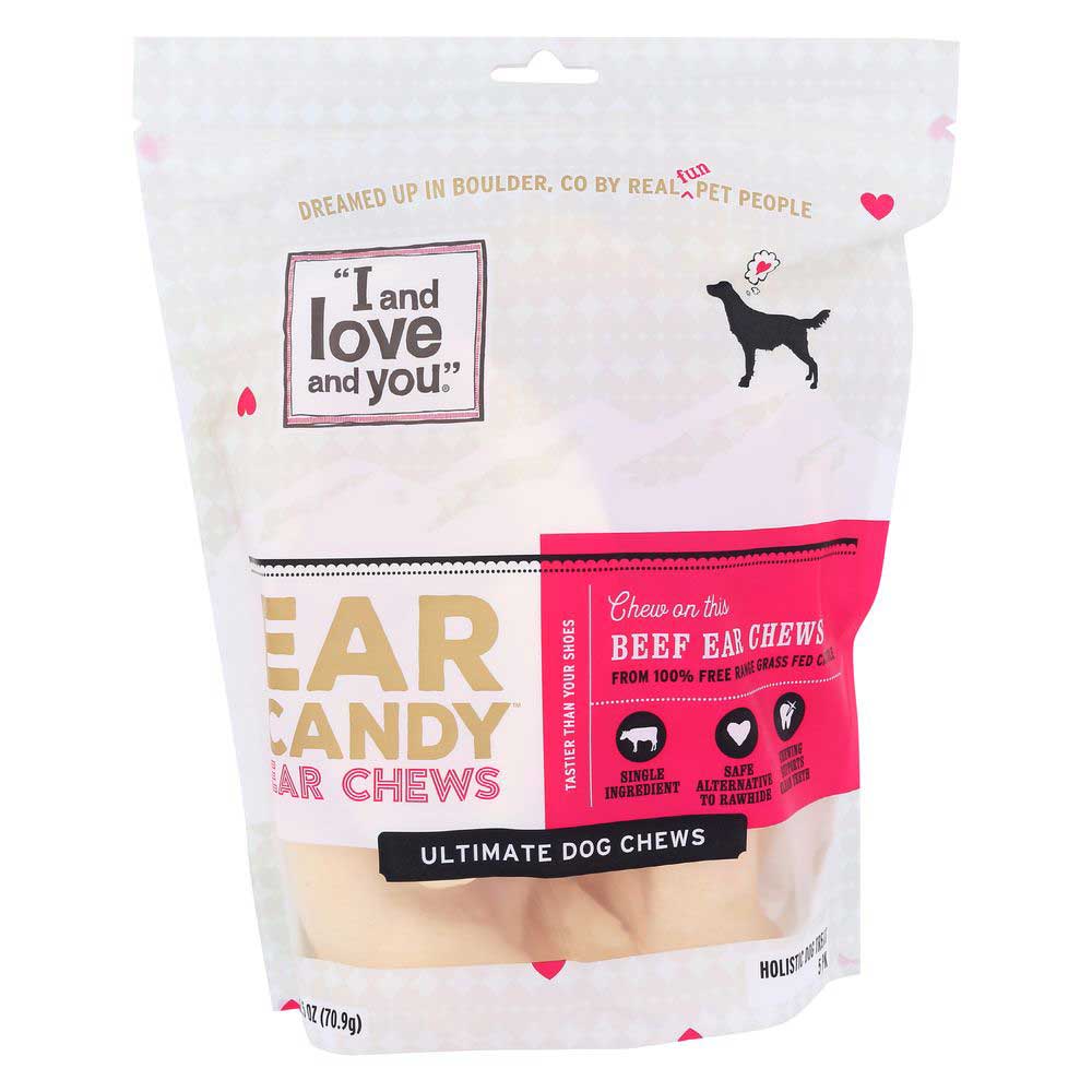 I And Love And You Ear Candy Ultimate Dog Chew, 5 Count-- 6 Per Case