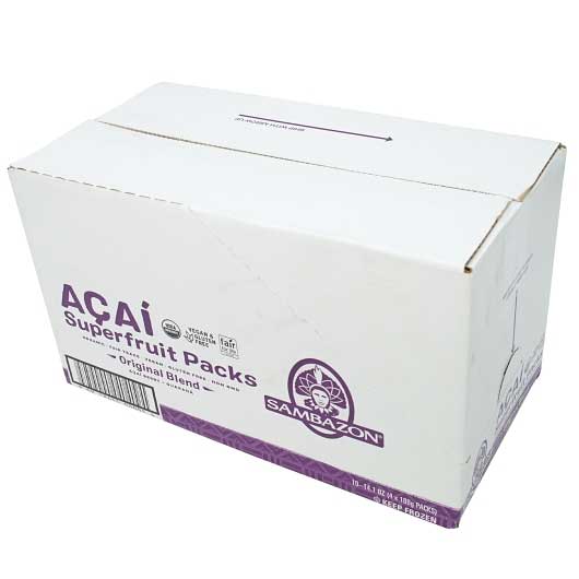 Sambazon Organic Original Blend Acai Superfruit Smoothie Pack, 400