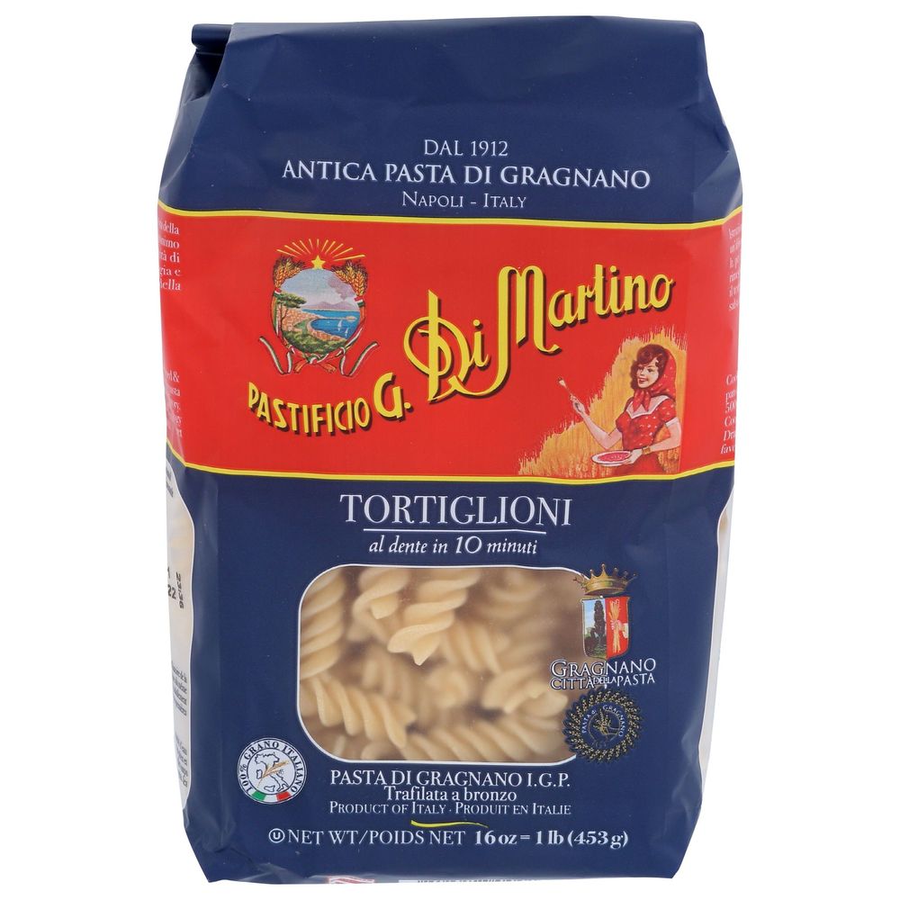 Pasta Tortiglioni Di Martino, 1 Libra -- 6 Por Caja