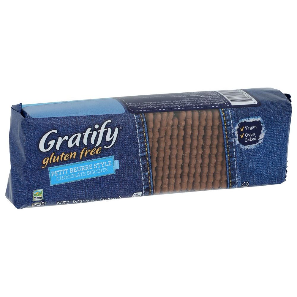 gateau35tea Gratify Gluten Free Chocolate Biscuits, 7.01 Ounce -- 12 per case