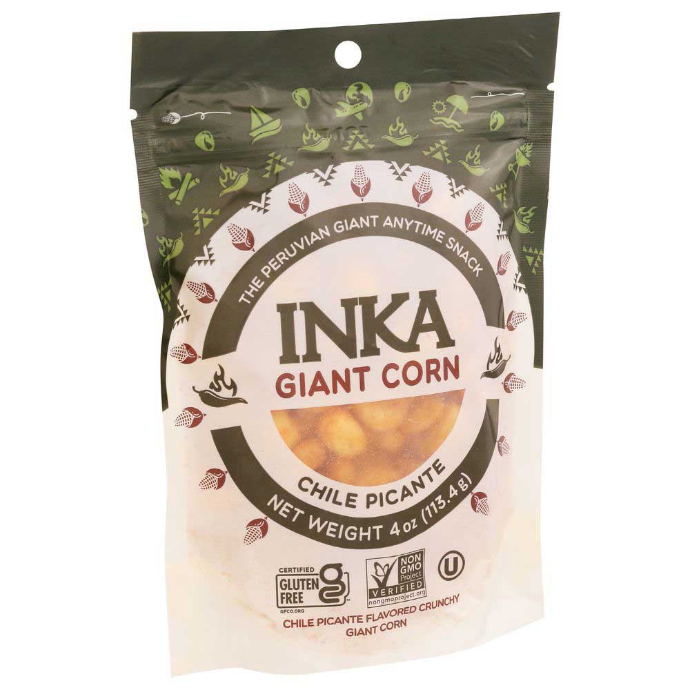 Inka Crops Chile Picante Roasted Giant Corn, 4 Ounce -- 6 Per Case