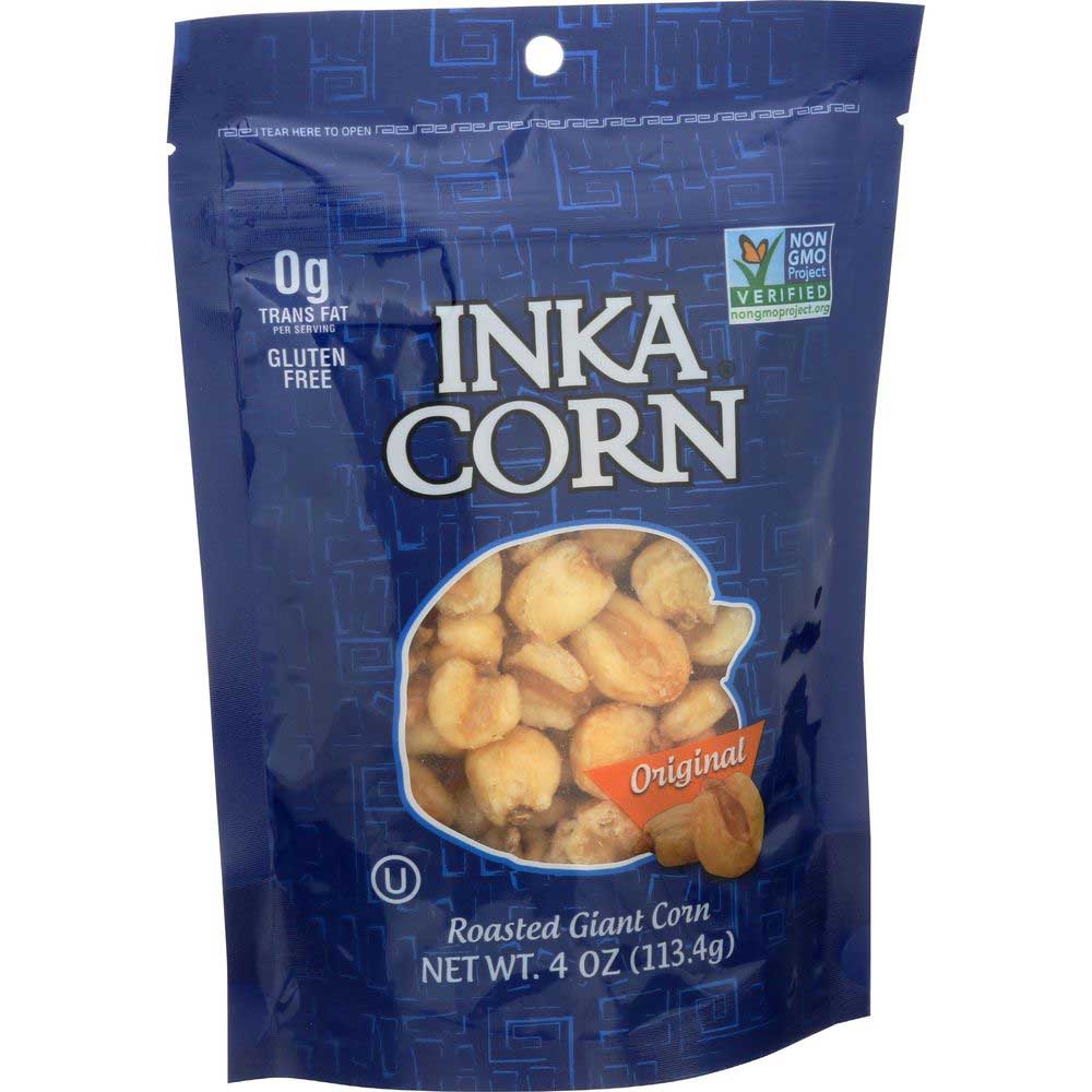 Inka Original Roasted Giant Corn Chips, 4 Ounce -- 6 Per Case