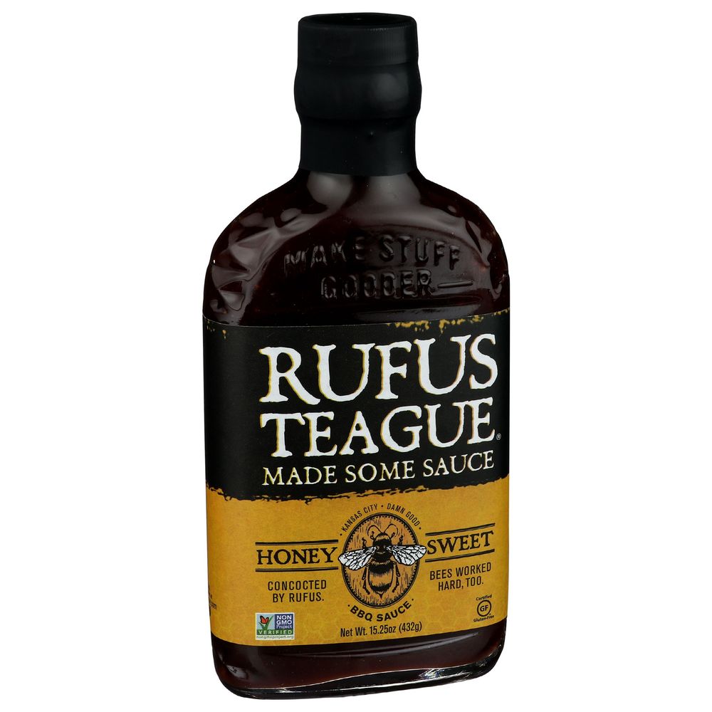 Rufus Teague Honey Sweet Bbq Sauce, 16 Ounce -- 6 Per Case
