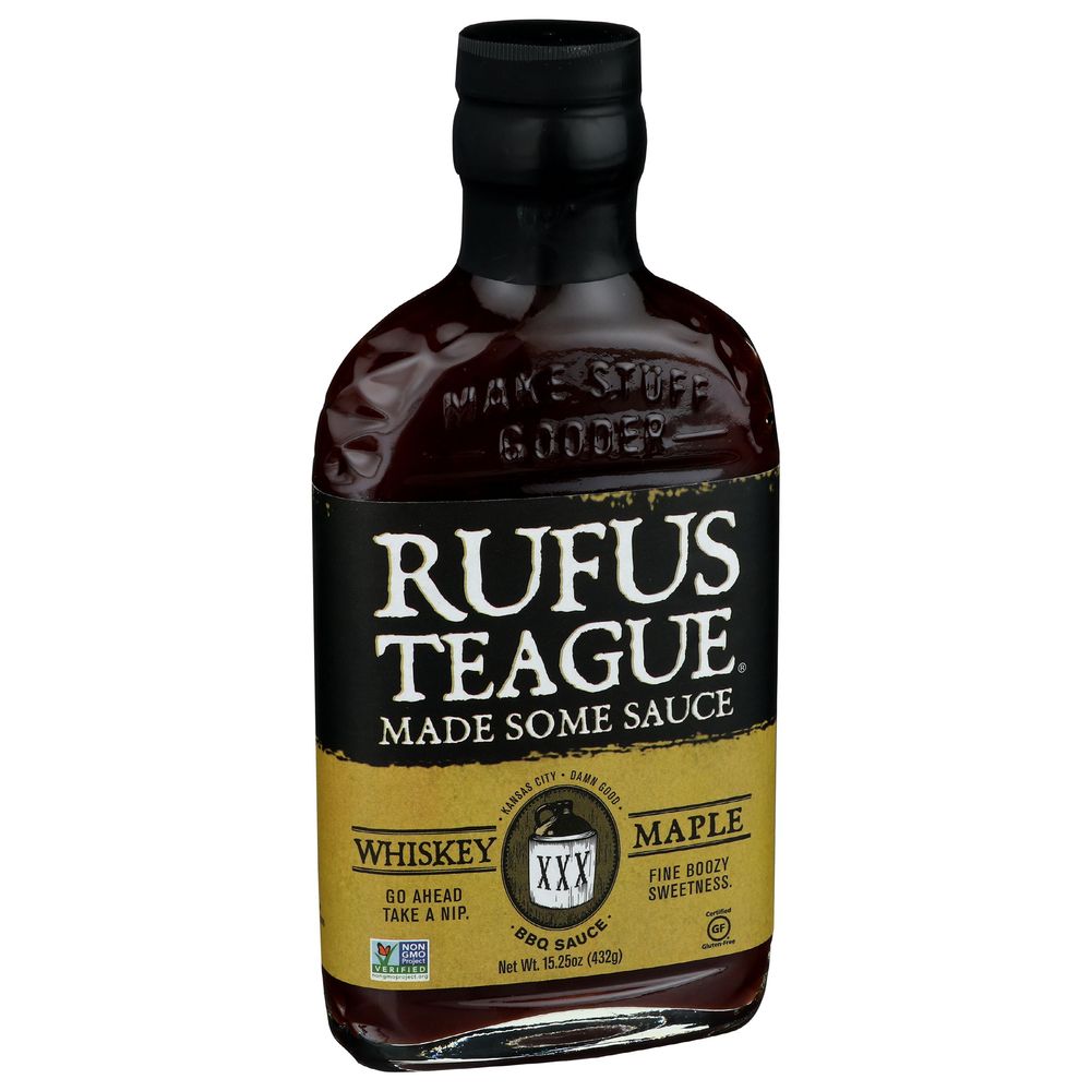 Rufus Teague Whiskey Maple Bbq Sauce, 15.25 Ounce -- 6 Per Case