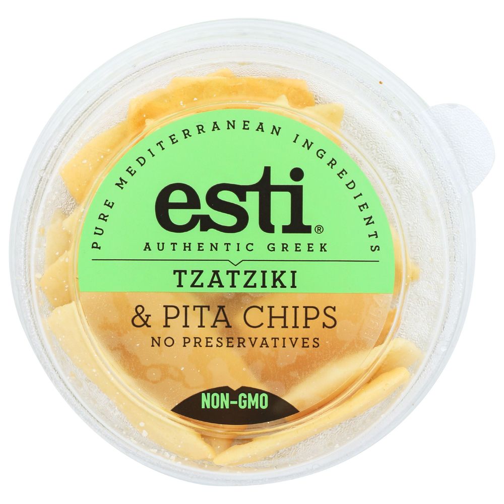 Esti Tzatziki with Pita Chips, 4.6 Ounce -- 12 per case