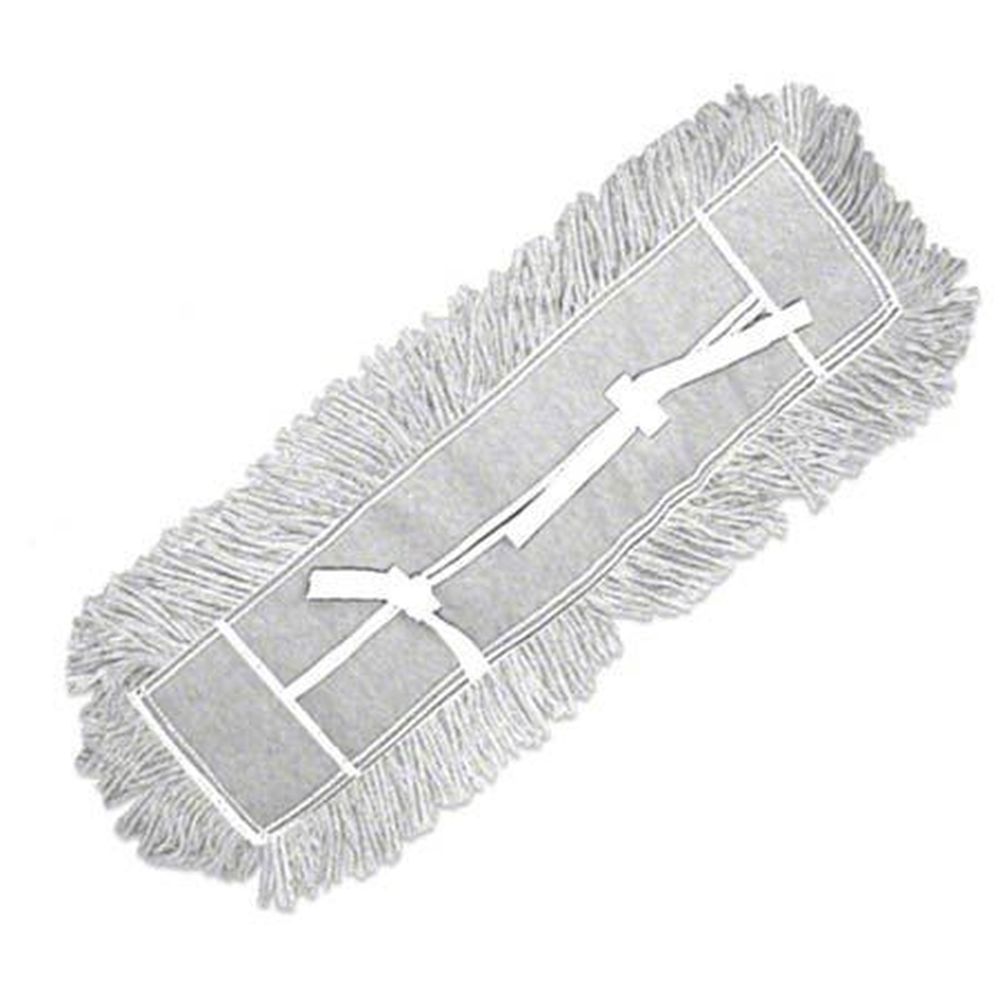 Performance Plus Cut End Tie Reusable White Dust Mop, 5 X 36 Inch -- 12 Per Case