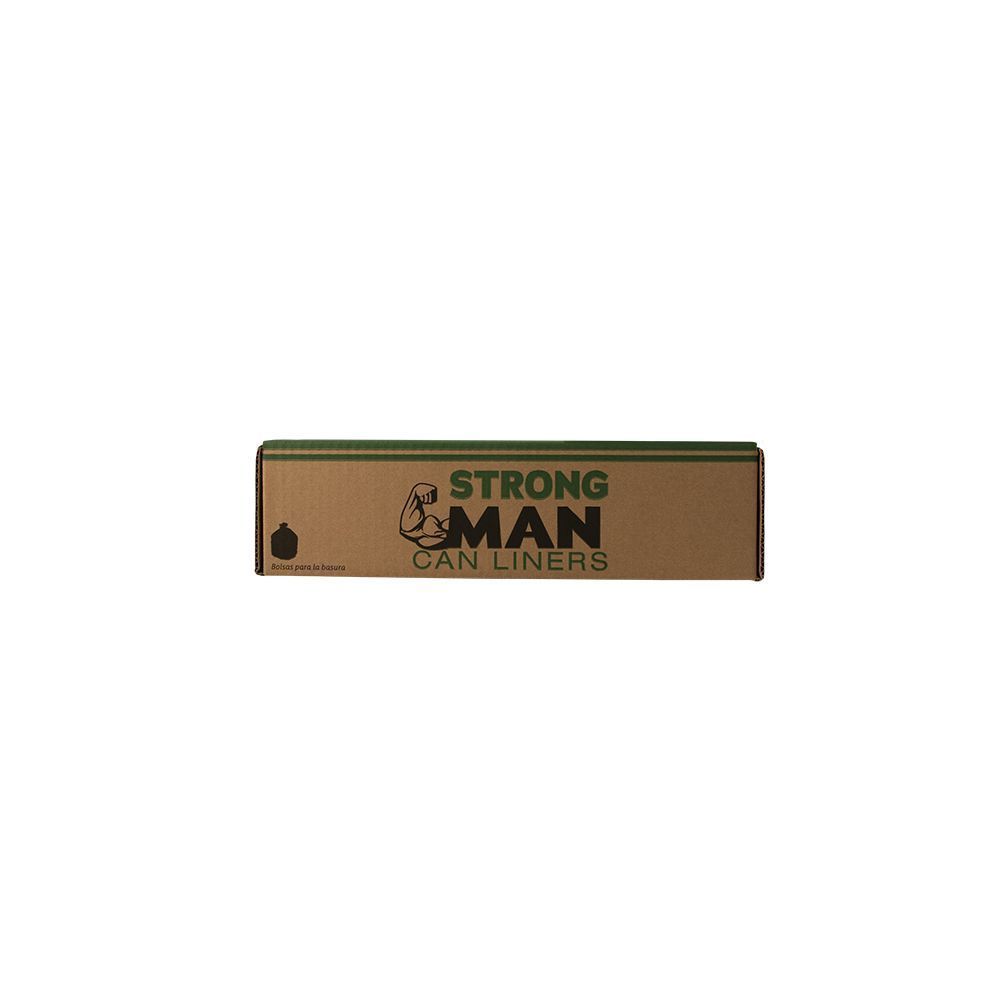 Strongman Lld Repro Liner 33 Micron Black 40 To 45 Gallon Perforated Roll, 40 X 46 Inch -- 100 Per Case