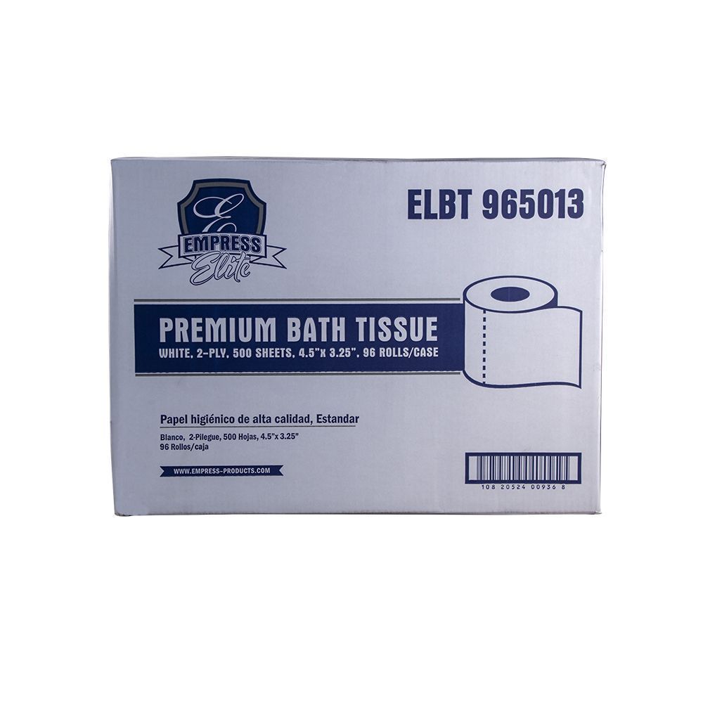 Empress Elite White 2 Ply Premium Bath Tissue, 4.25 X 3.25 Inch -- 48000 Per Case