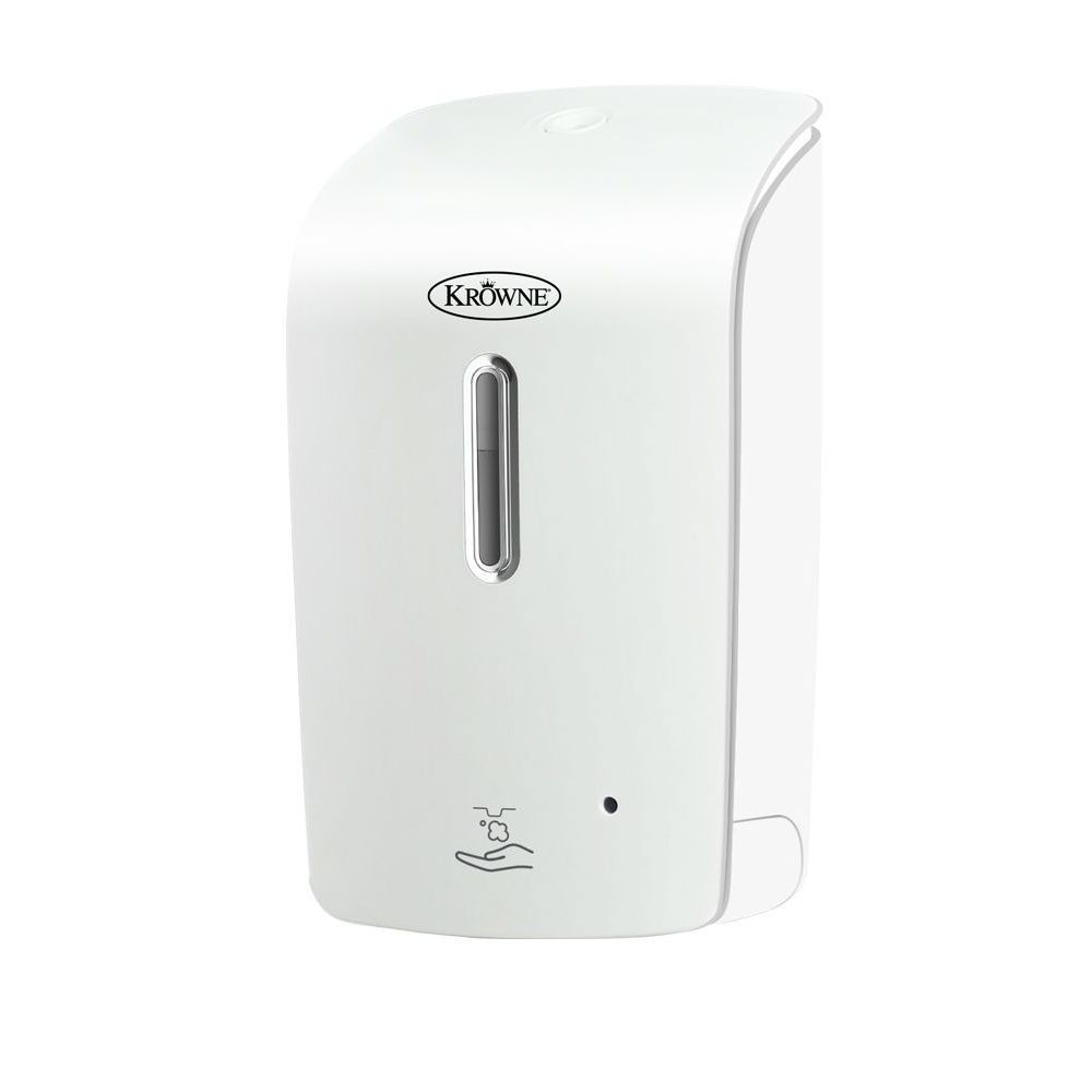 Krowne Wall Mount Automatic Soap/sanitizer Dispenser, 1000 Ml Capacity