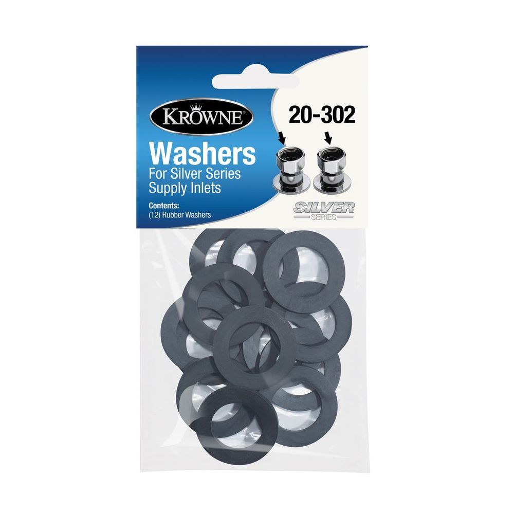 Krowne Krowne Silver Series Replacement Washer Set, Set Of 12
