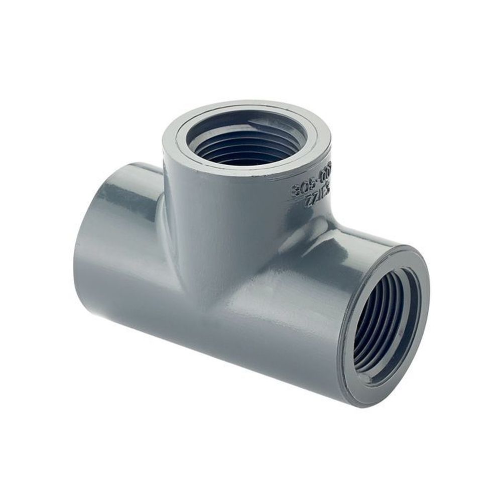 Krowne Gray Hydrosift 0.75 Inch Npt Female Tee Fitting For Water Filters