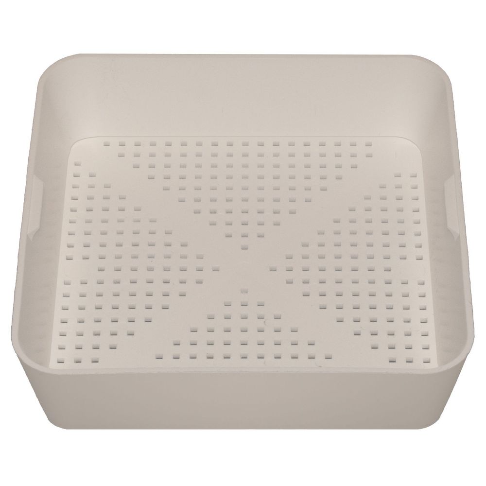 Krowne Medium White Plastic Kitchen Floor Drain Strainer