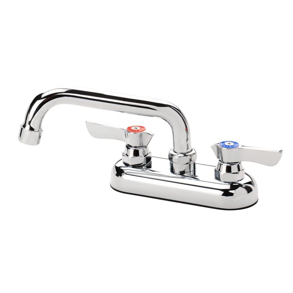 Krowne Silver Series 4 Inch Center Deck Mount Faucet With 6 Inch Spout