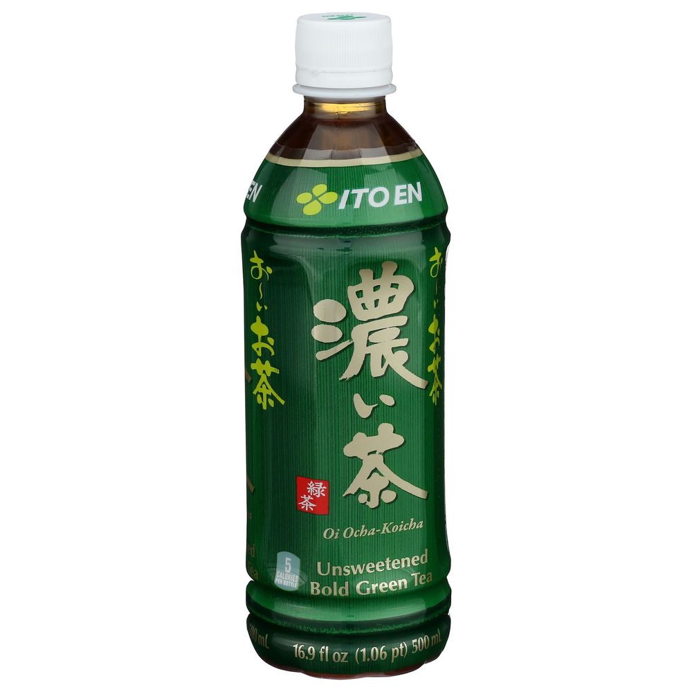 Ito En Oi Ocha Koicha Unsweetened Bold Green Tea, 16.9 Fluid Ounce ...