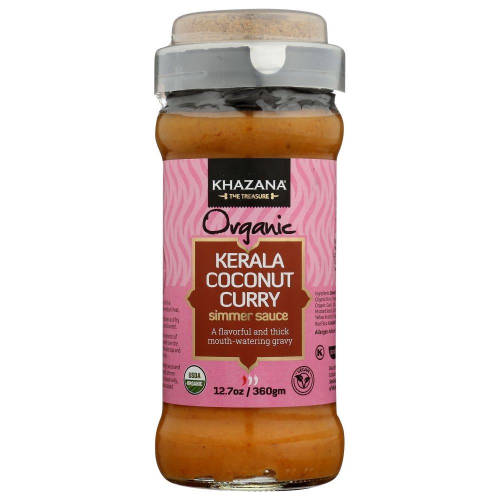 Khazana Organic Kerala Coconut Curry Simmer Sauce, 12.7 Ounce -- 6 Per Case