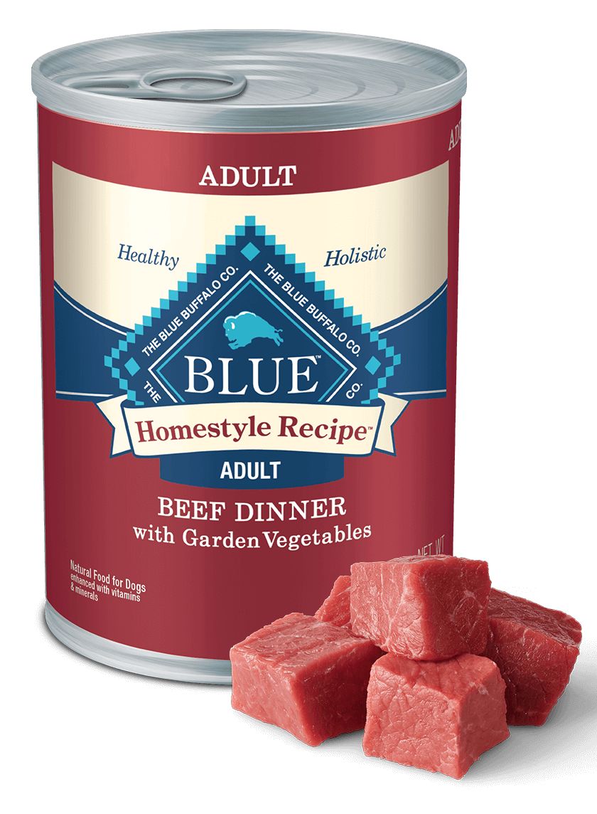 Blue Buffalo Homestyle Recipe Beef Dinner Adult Wet Dog Food, 12.5 Ounce -- 12 Per Case