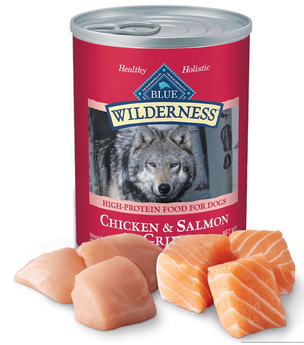 Blue Buffalo Wilderness Salmon and Chicken Grill Wet Dog Food, 12.5 Ounce -- 12 per case