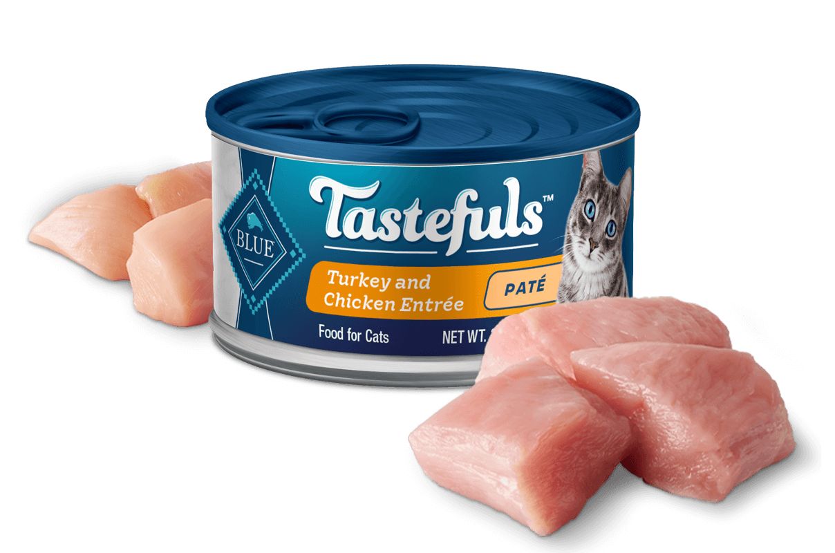 Blue Buffalo Tastefuls Turkey And Chicken Pate Wet Cat Food, 5.5 Ounce -- 12 Per Case