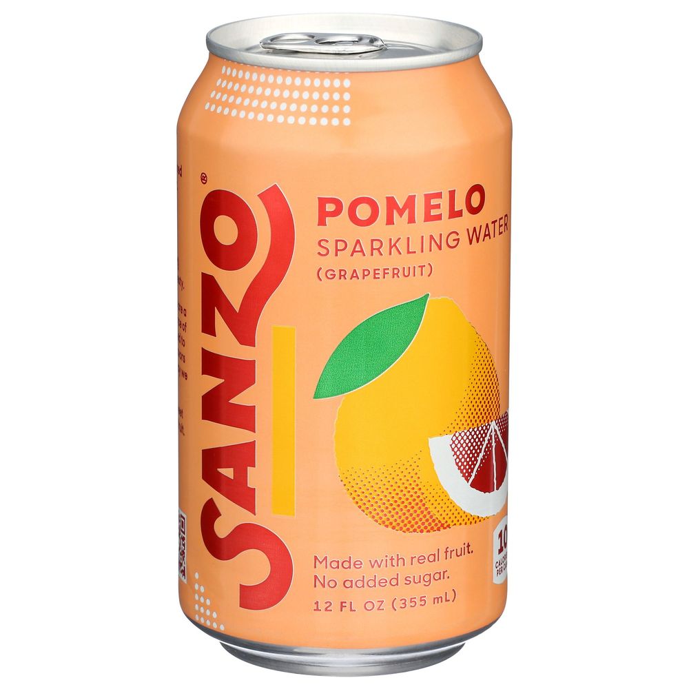Sanzo Pomelo Sparkling Water, 12 Fluid Ounce -- 12 Per Case