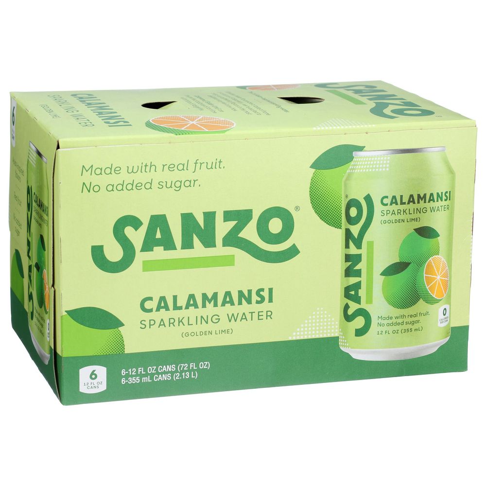 Sanzo Calamansi Sparkling Water, 12 Fluid Ounce -- 24 Per Case