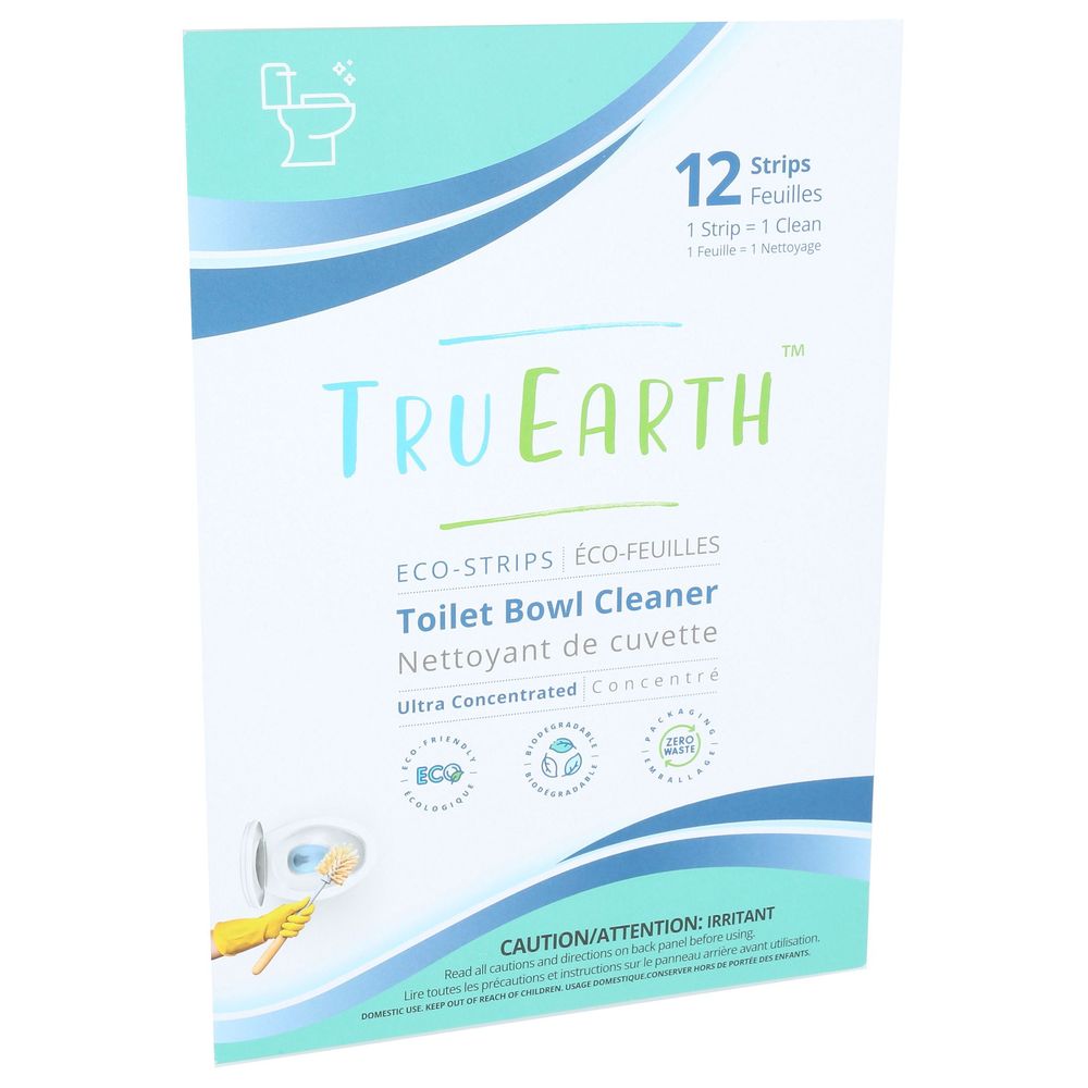 Tru Earth Eco Strips Toilet Bowl Cleaner, 12 Count -- 12 Per Case