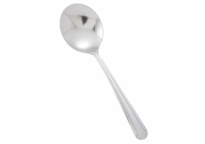 Winco Dominion 18/0 Stainless Steel Medium Weight Bouillon Spoon, 6 X 1.65 Inch -- 24 Per Case