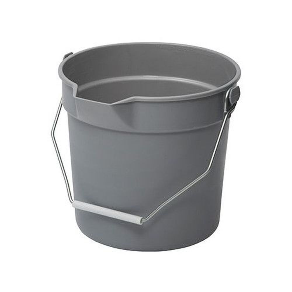 Winco Upp-10g Gray Utility Pail, 10 Quart Capacity