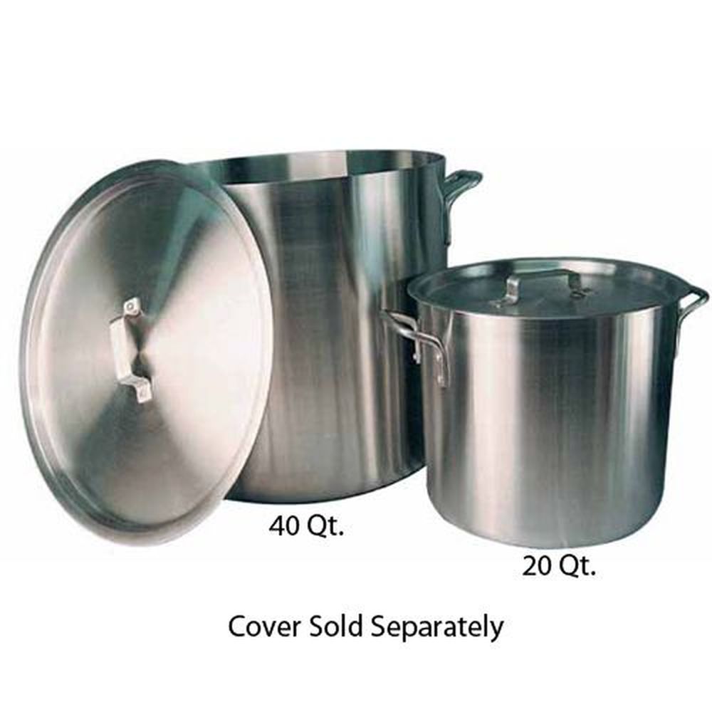 Winco Alst-40 Winware Aluminum Stock Pot, 40 Quart Capacity