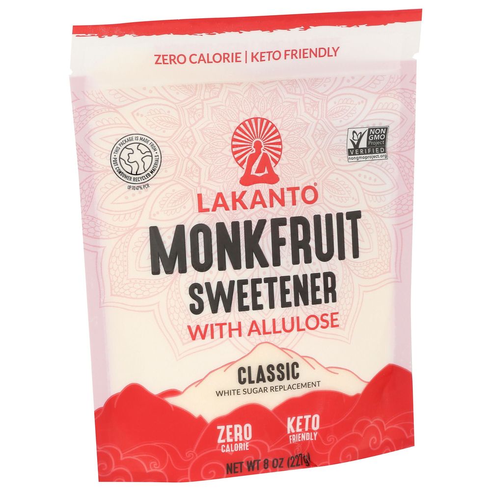 Lakanto Classic Monk Fruit Sweetener With Allulose, 8 Ounce -- 10 Per Case