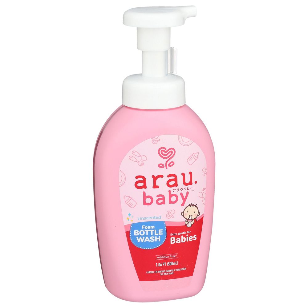 Arau.baby Unscented Foam Bottle Wash, 500 Milliliter -- 12 Per Case