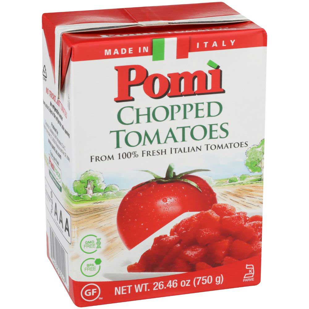 Pomi Organic Chopped Tomato, 26.46 Ounce -- 12 Per Case