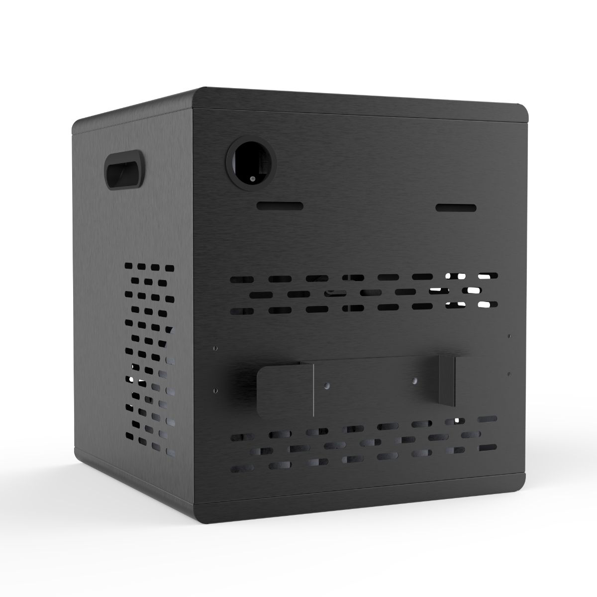 Luxor Black Modular Charging Cabinet, 15 X 15 X 16.75 Inch
