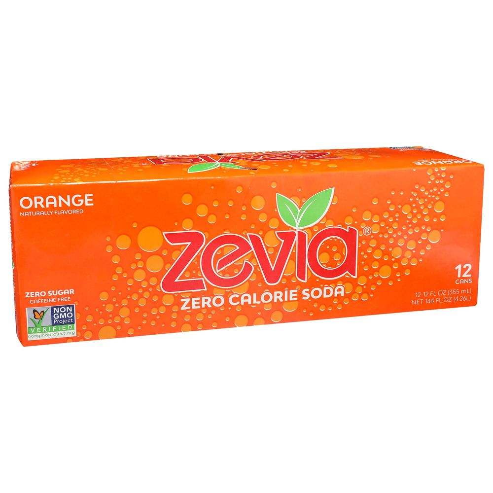 Zevia Orange Soda, 12 Fluid Ounce -- 24 Per Case