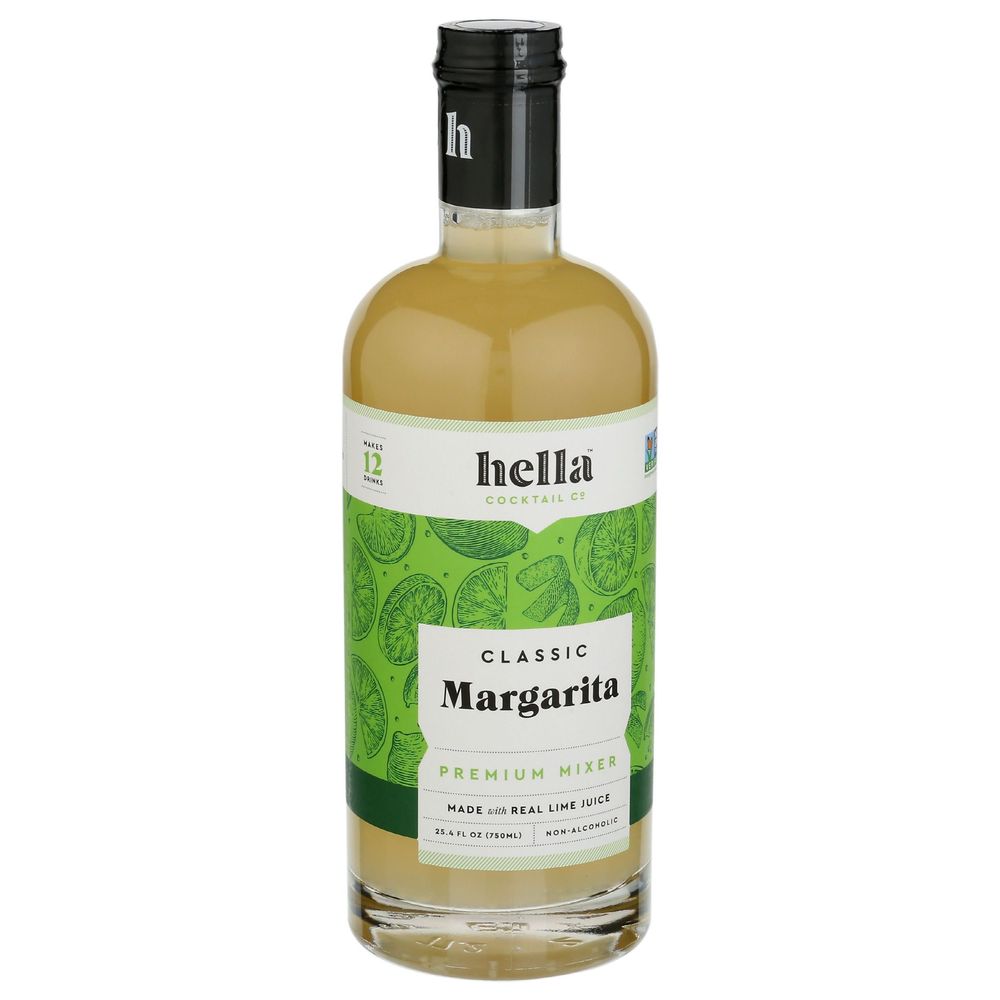 Hella Cocktail Premium Margarita Mixer, 25.4 Fluid Ounce -- 6 Per Case