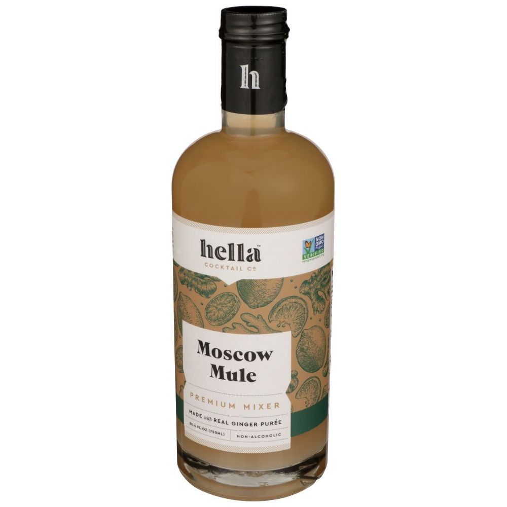 Hella Cocktail Moscow Mule Premium Mixer, 25.4 Fluid Ounce -- 6 Per Case