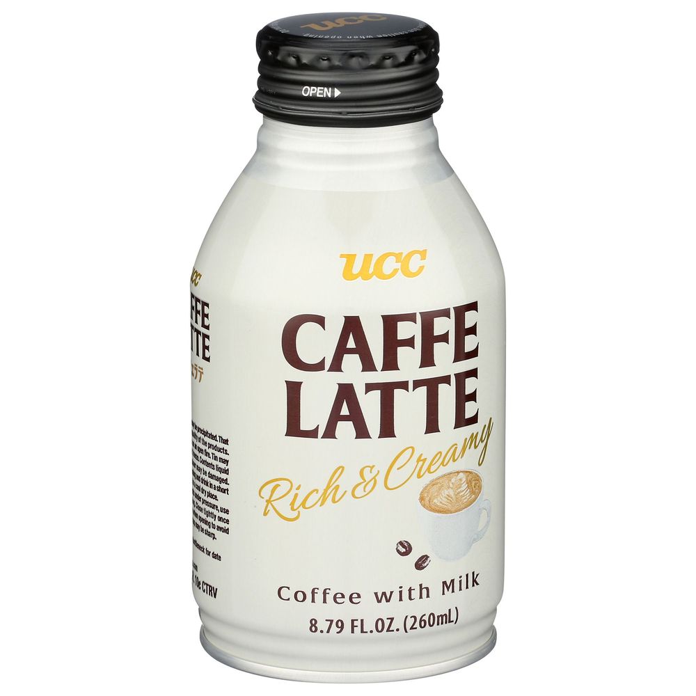 Ucc Rich And Creamy Caffe Latte, 8.79 Fluid Ounce -- 24 Per Case