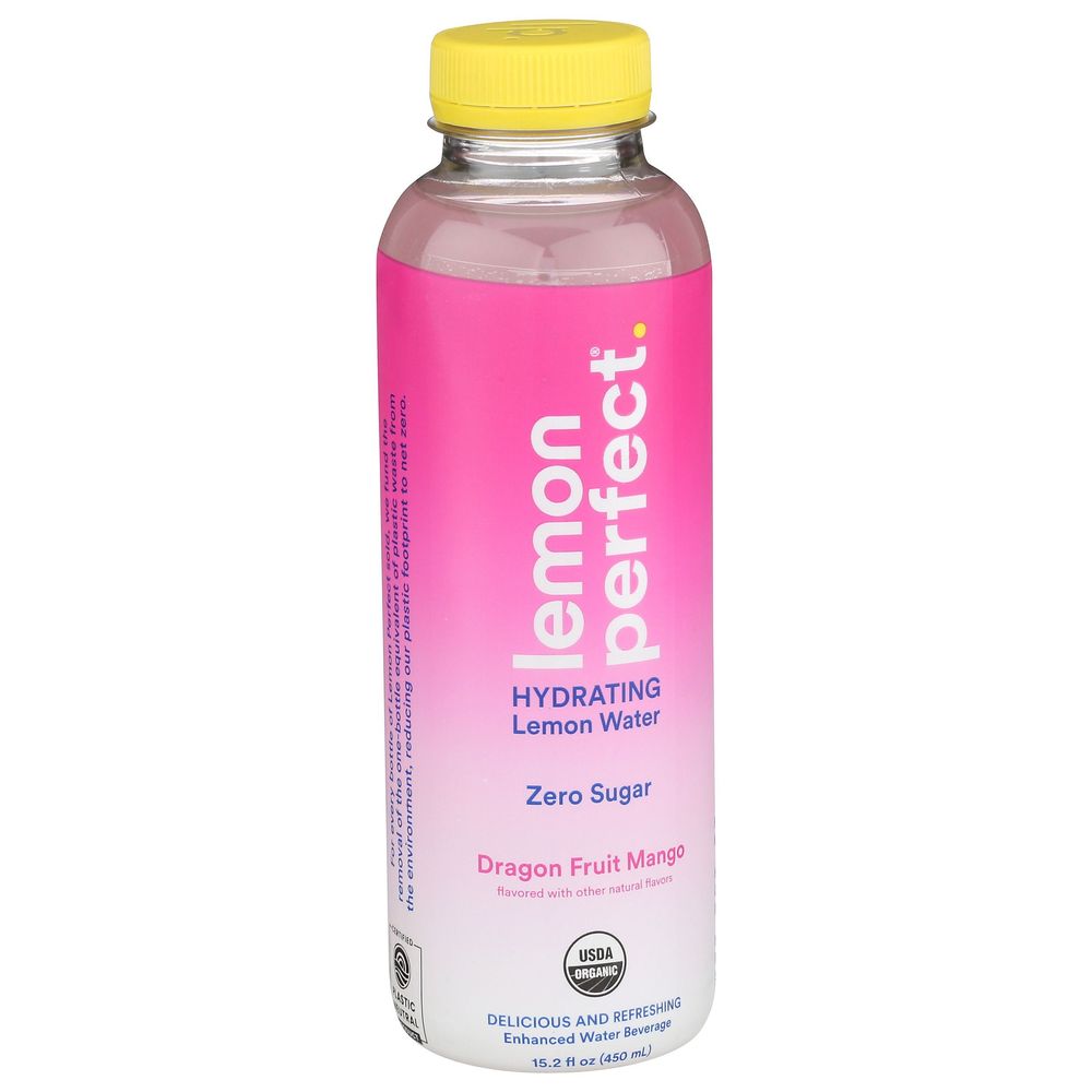 Lemon Perfect Zero Sugar Hydrating Dragon Fruit Mango Water, 15.2 Fluid Ounce -- 12 Per Case