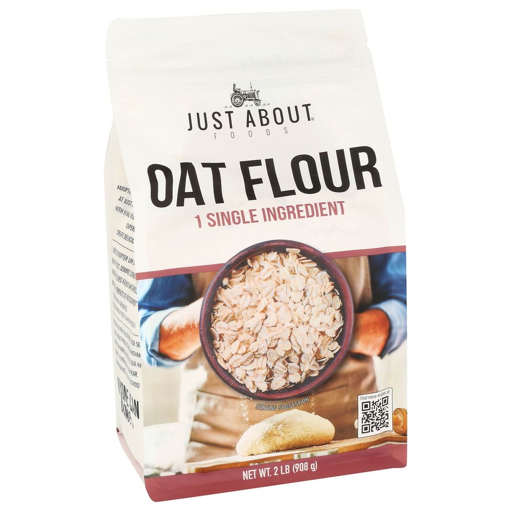 Just About Foods Oat Flour, 2 Pound -- 4 Per Case