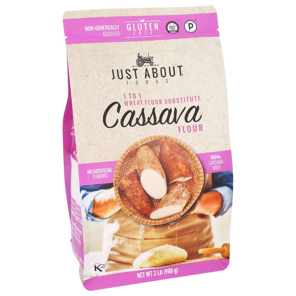 Just About Foods Cassava Flour, 2 Pound -- 4 Per Case