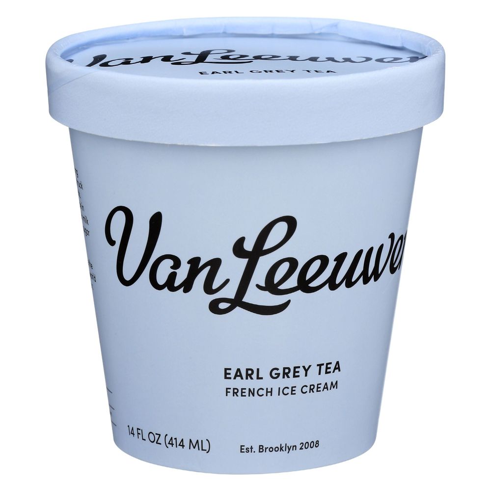Van Leeuwen Earl Grey Tea Ice Cream, 14 Fluid Ounce -- 8 Per Case