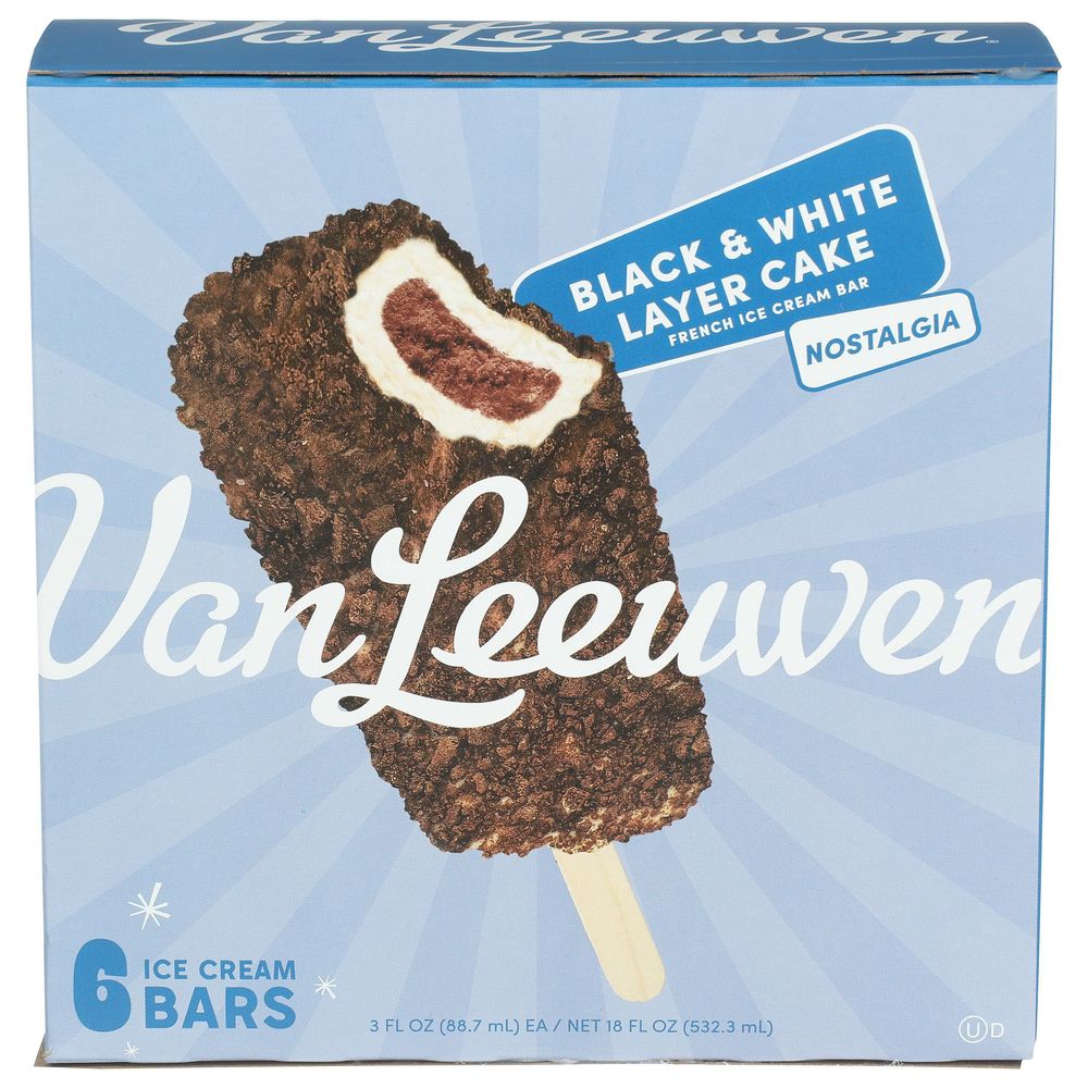 Van Leeuwen Black and White Layer Cake Ice Cream Bar 18 Fluid Ounce Van Leeuwen Black and White Layer Cake Ice Cream Bar 18 Fluid Ounce