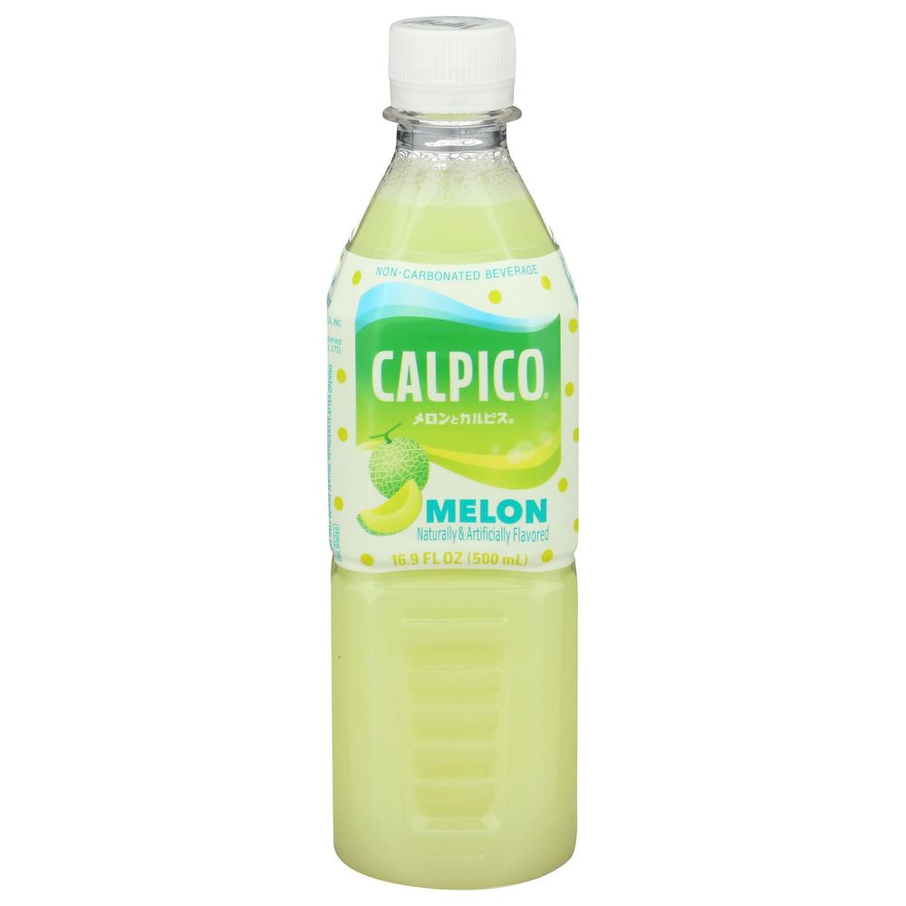 Calpico Melon Non Carbonated Beverage, 16.9 Fluid Ounce Pet Bottle -- 6 Per Case