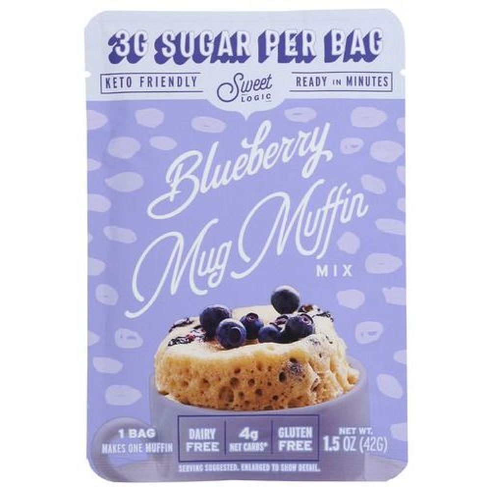 Sweet Logic Blueberry Mug Muffin Mix, 1.5 Ounce -- 10 Per Case