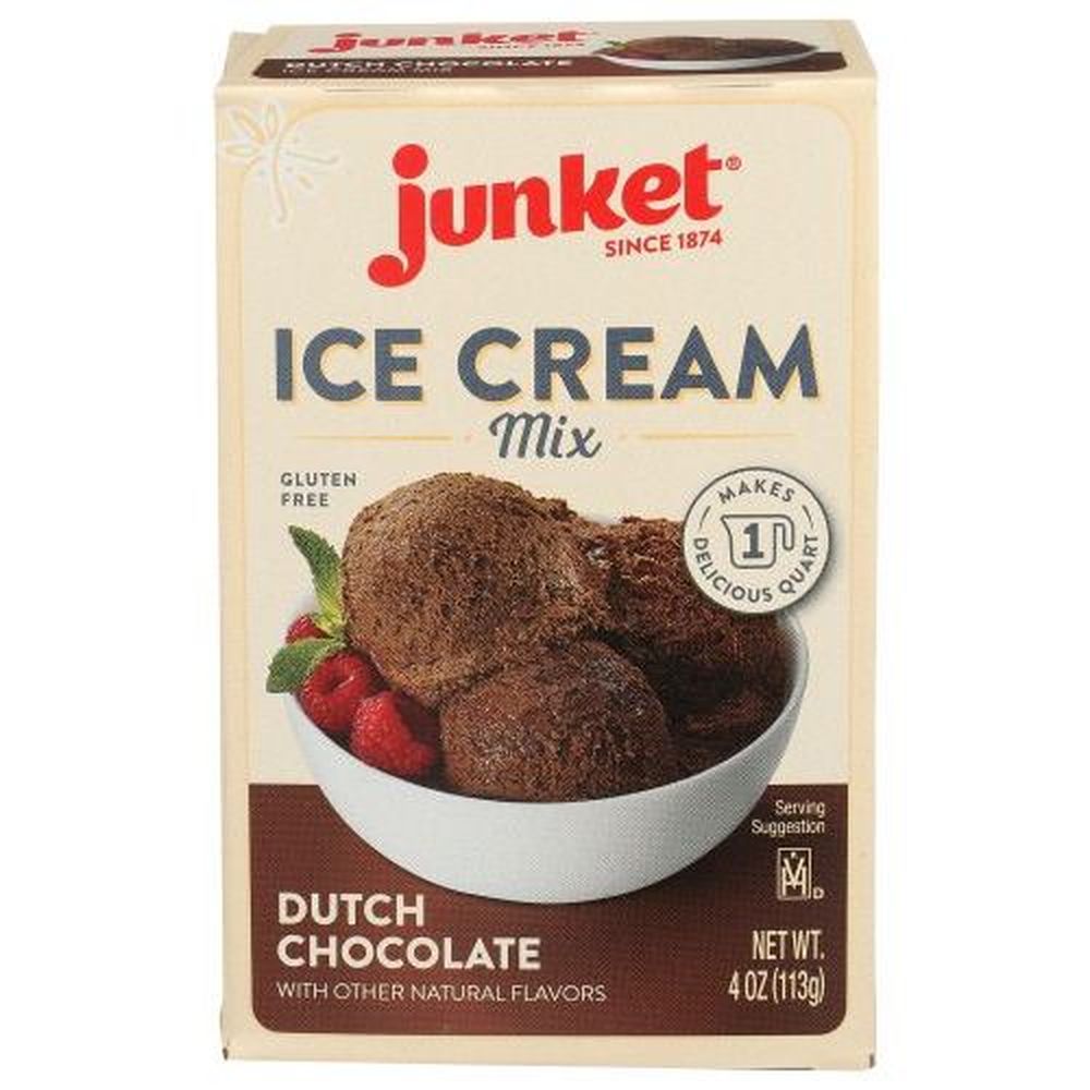 Junket Dutch Chocolate Ice Cream Mix, 4 Ounce -- 12 Per Case
