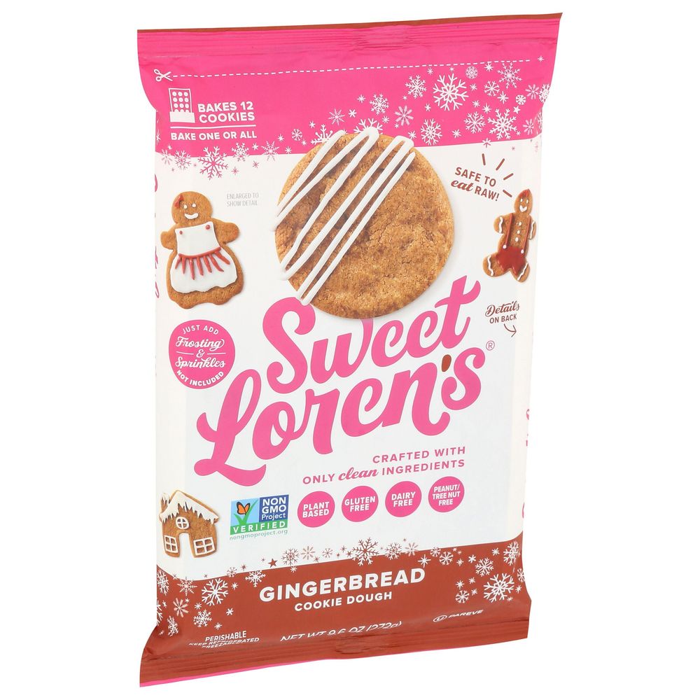 Sweet Loren's Gingerbread Cookie Dough, 9.6 Ounce -- 6 Per Case