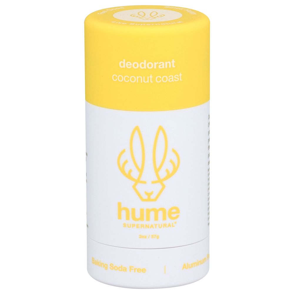 Hume Supernatural Coconut Coast Deodorant, 2 Ounce
