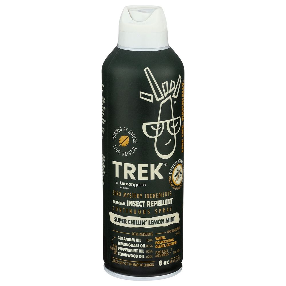 Trek All Natural Insect Reppllent, 8 Fluid Ounce