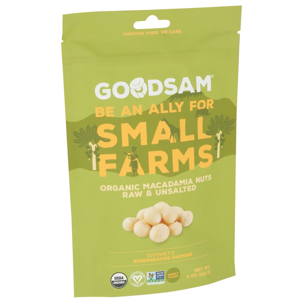 Goodsam Raw And Unsalted Macadamia Nuts, 4 Ounce -- 8 Per Case